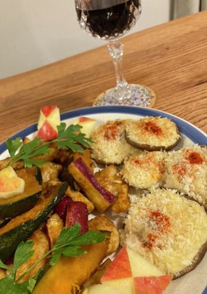 簡単!トースターで椎茸のマヨパン粉焼き-レシピのメイン写真