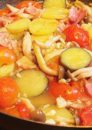 〖 ベーコンと夏野菜のスープ 〗-レシピのメイン写真