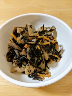 れんこんシャキシャキひじきの煮物-レシピのメイン写真