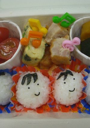 簡単♪お顔のおにぎり(キャラ弁)-レシピのメイン写真