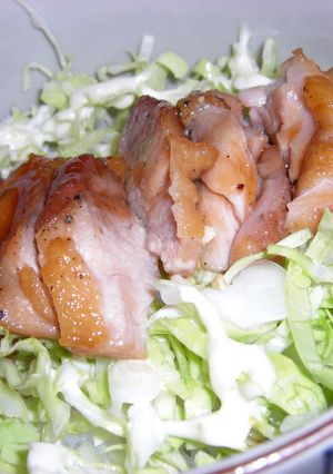 とりてりマヨきゃべつ丼-レシピのメイン写真
