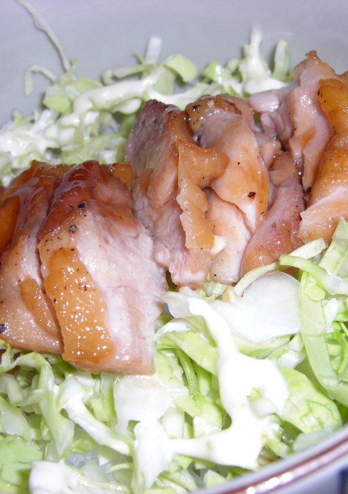 とりてりマヨきゃべつ丼-レシピのメイン写真