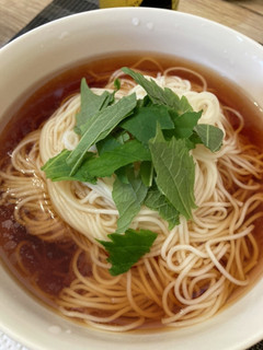 レモンと大葉のさっぱりそうめん-レシピのメイン写真