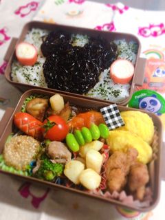 時短 お弁当盛り付け記録 7 ※ミッキー-レシピのメイン写真