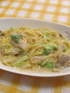 絶妙!!白菜のクリームキムチパスタ✿-レシピのメイン写真