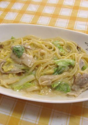 絶妙！！白菜のクリームキムチパスタ✿-レシピのメイン写真
