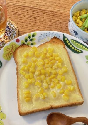 マヨコーンパン☆コーンがコロコロしない-レシピのメイン写真