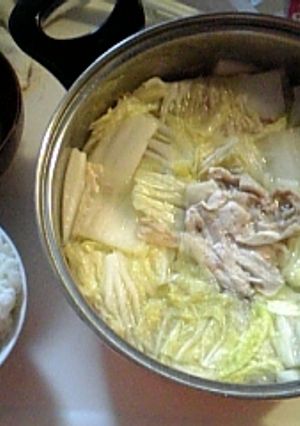 簡単・放ったらかし☆白菜と豚肉の重蒸し☆-レシピのメイン写真