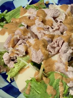 豚しゃぶごまだれ豆腐-レシピのメイン写真