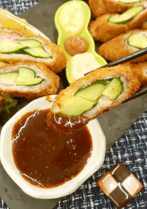 きゅうりの肉巻きフライ-レシピのメイン写真