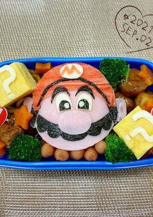 マリオ〜キャラ弁-レシピのメイン写真
