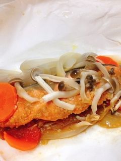 鮭の包み焼き-レシピのメイン写真