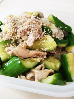 簡単♪ごま油かおる冷しゃぶきゅうり-レシピのメイン写真