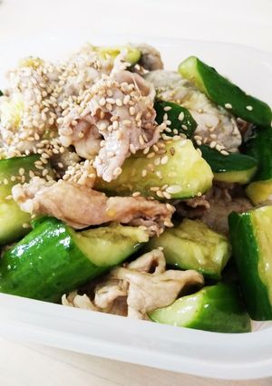 簡単♪ごま油かおる冷しゃぶきゅうり-レシピのメイン写真