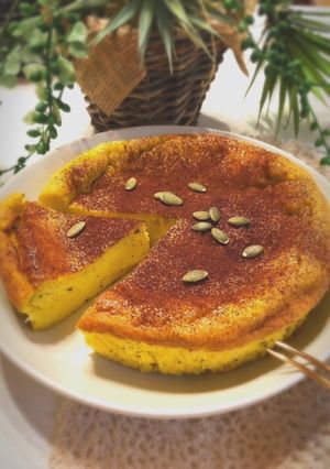 かぼちゃプリンチーズケーキ-レシピのメイン写真