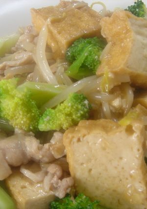 厚揚げともやしの炒め物-レシピのメイン写真