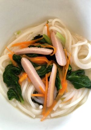 ラーメン　（米粉パスタ）-レシピのメイン写真