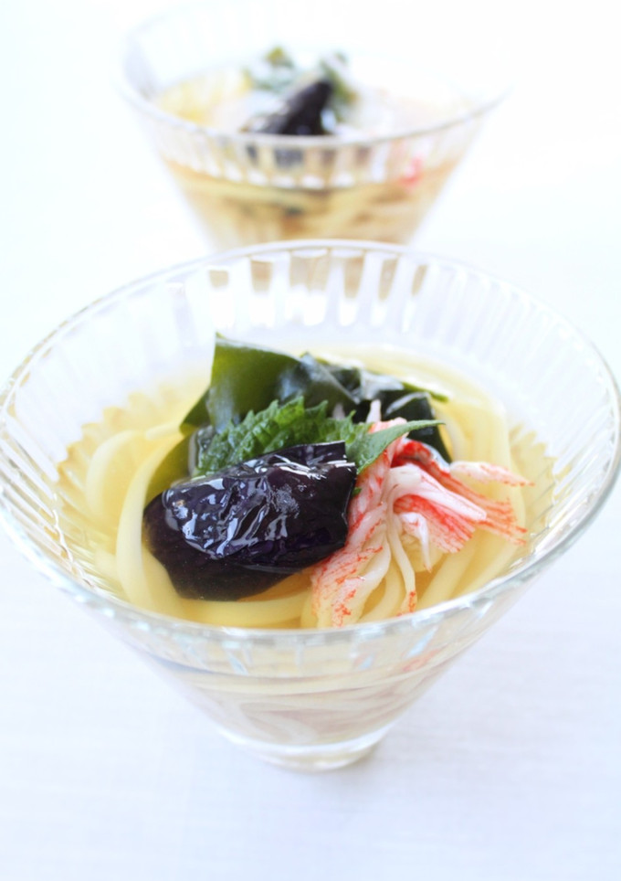 宗田節も加えて【宗田だし冷やしうどん】-レシピのメイン写真