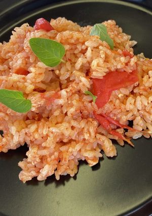 簡単☆とまとの炊き込みご飯-レシピのメイン写真