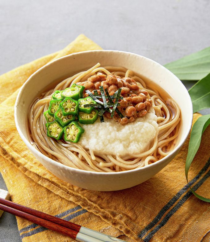 栄養◎でいつもイキイキ♪ねばねば納豆そば-レシピのメイン写真