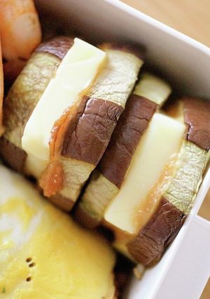 トースター10分!茄子の味噌チーサンド-レシピのメイン写真