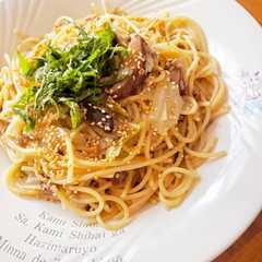 ワンポットで和風パスタ-レシピのメイン写真