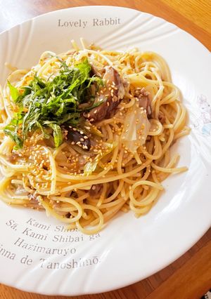 ワンポットで和風パスタ-レシピのメイン写真
