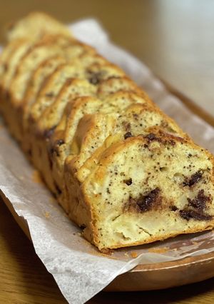 紅茶香るりんごとチョコのパウンドケーキ-レシピのメイン写真