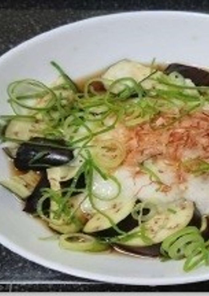 ナスのお浸し～とろろかけ～-レシピのメイン写真