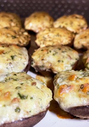 洋風！椎茸のツナマヨチーズ焼き-レシピのメイン写真