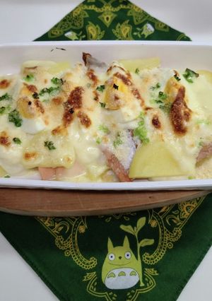◇熟成甘鮭で美味しい☆ポテトグラタン♪◇-レシピのメイン写真