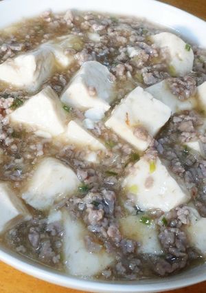 辛くない！白だしで和風麻婆豆腐-レシピのメイン写真