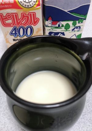 ピルクル牛乳☆-レシピのメイン写真