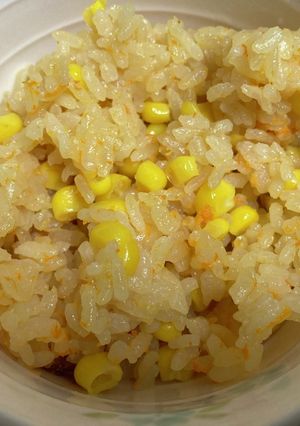 幼児食 コーンの炊き込みご飯-レシピのメイン写真