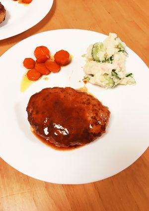 オーソドックスなハンバーグ♡-レシピのメイン写真