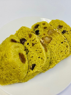 レンジで簡単☆甘納豆入の抹茶蒸しパン-レシピのメイン写真