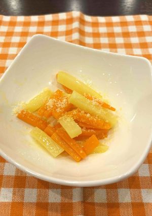 じゃがいもとにんじんのチーズきんぴら-レシピのメイン写真