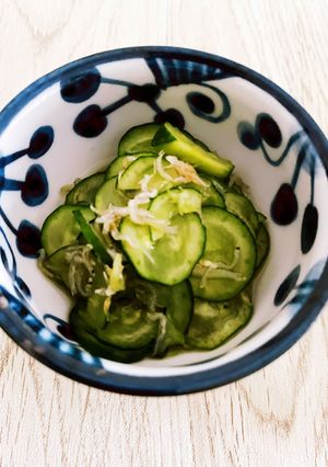 胡瓜とちりめんのスピード酢の物-レシピのメイン写真