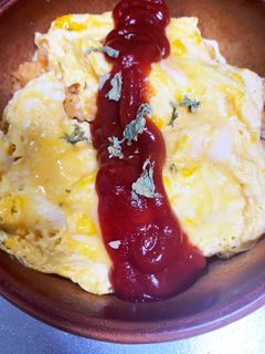 にんにくオムライス-レシピのメイン写真