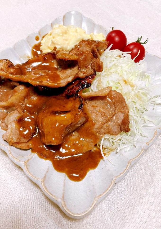 絶品！マヨネーズだれの豚のしょうが焼き-レシピのメイン写真
