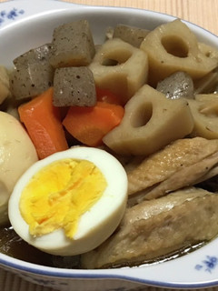 手羽中と卵と根菜の煮物-レシピのメイン写真