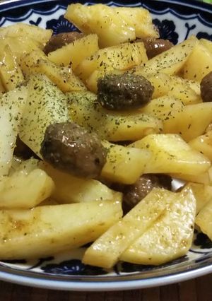 カレー風味のミートボールポテト☆-レシピのメイン写真