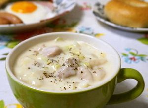 簡単☆白菜と鶏もも肉のクリーム煮-レシピのメイン写真