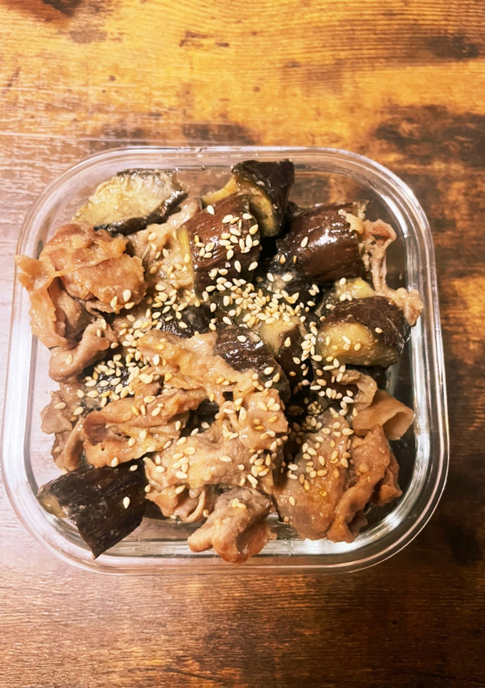 【作り置き】茄子と豚肉の味噌炒め-レシピのメイン写真