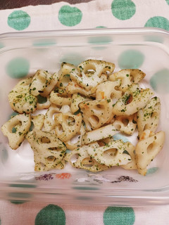 お弁当に♪れんこんのあおさあえ-レシピのメイン写真
