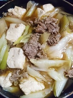 ネギのすき焼き風?-レシピのメイン写真