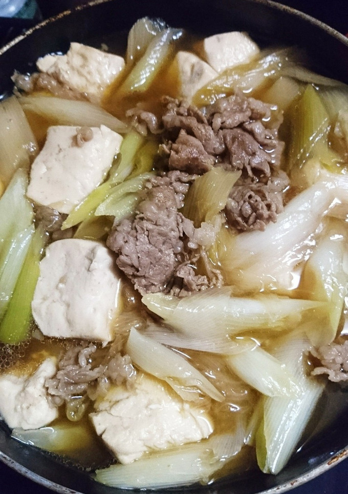 ネギのすき焼き風？-レシピのメイン写真