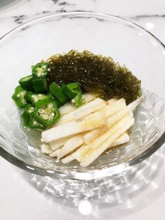 オクラと長芋とめかぶで簡単一品-レシピのメイン写真