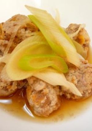 柿入り肉だんご-レシピのメイン写真