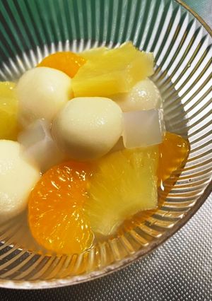 豆腐でつくるフルーツポンチ-レシピのメイン写真